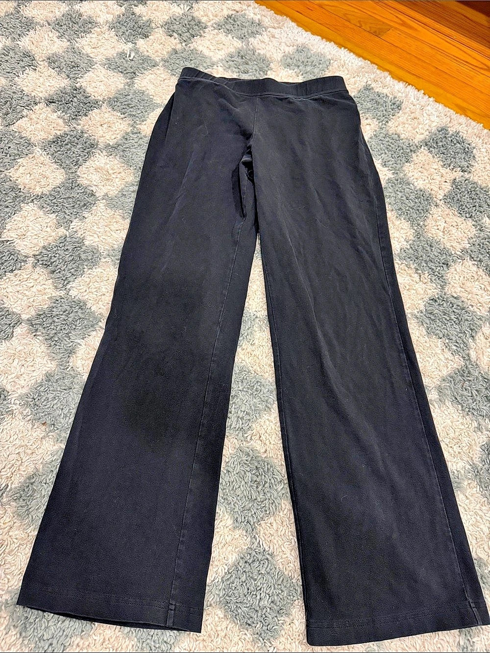 L.L.Bean Wide Leg Pants in Black Size Small